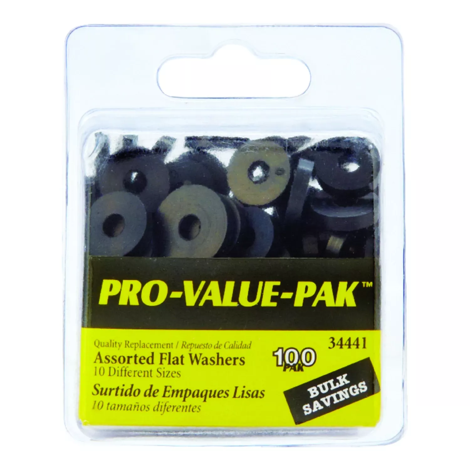 0.00 In. D Rubber Assorted Washer 100 Pk