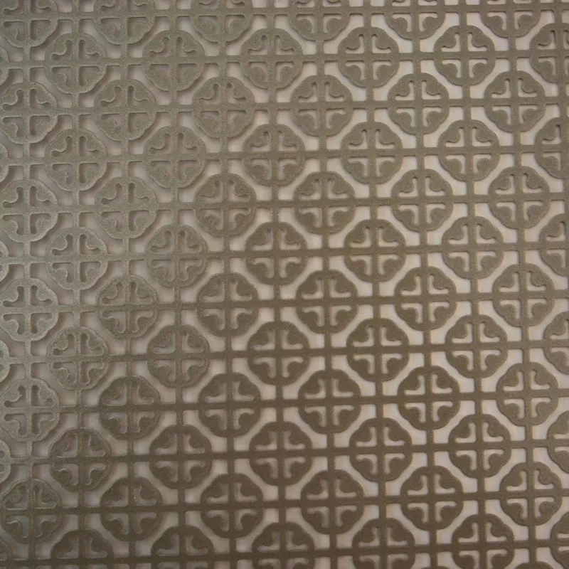 0.02 In. X 12 In. W X 24 In. L Satin Nickel Aluminum Mosaic Sheet Metal
