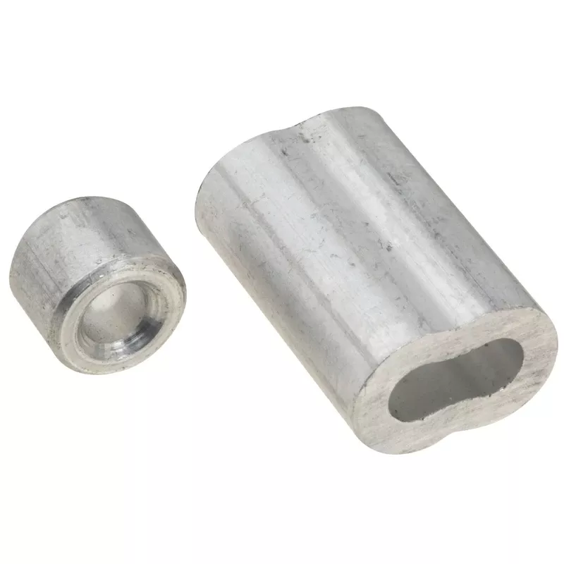 0.19 In. D Aluminum Cable Ferrules And Stops