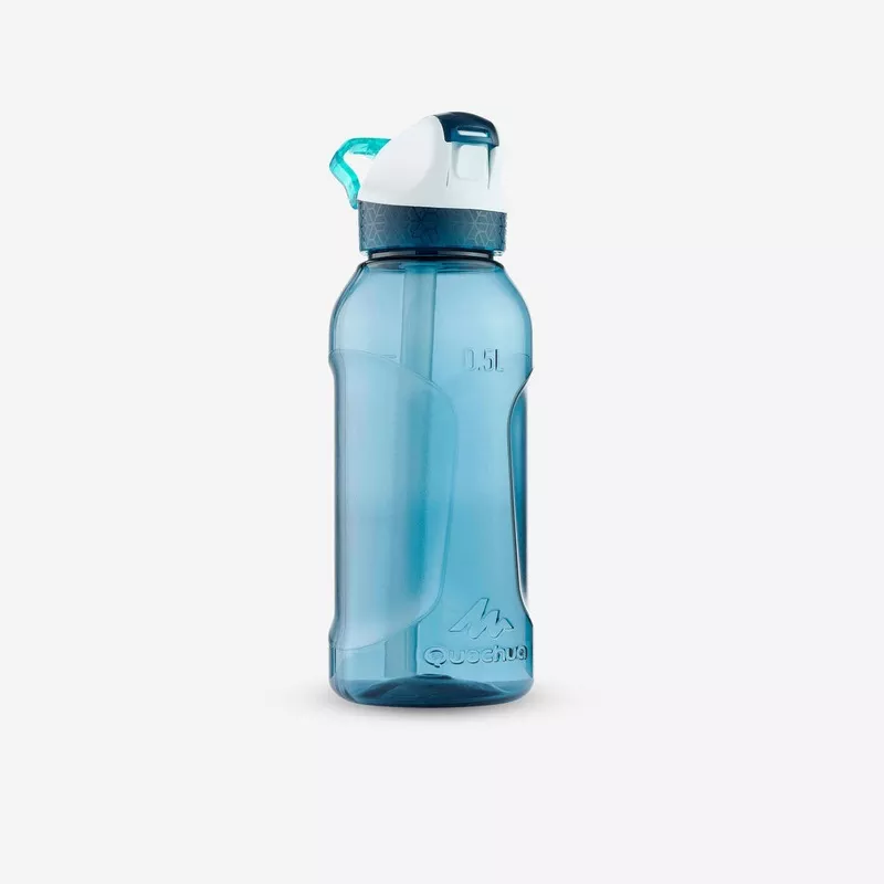 0.5 L Kids Ecozen Water Flask 500 with instant cap, pipette & straw for hiking Default