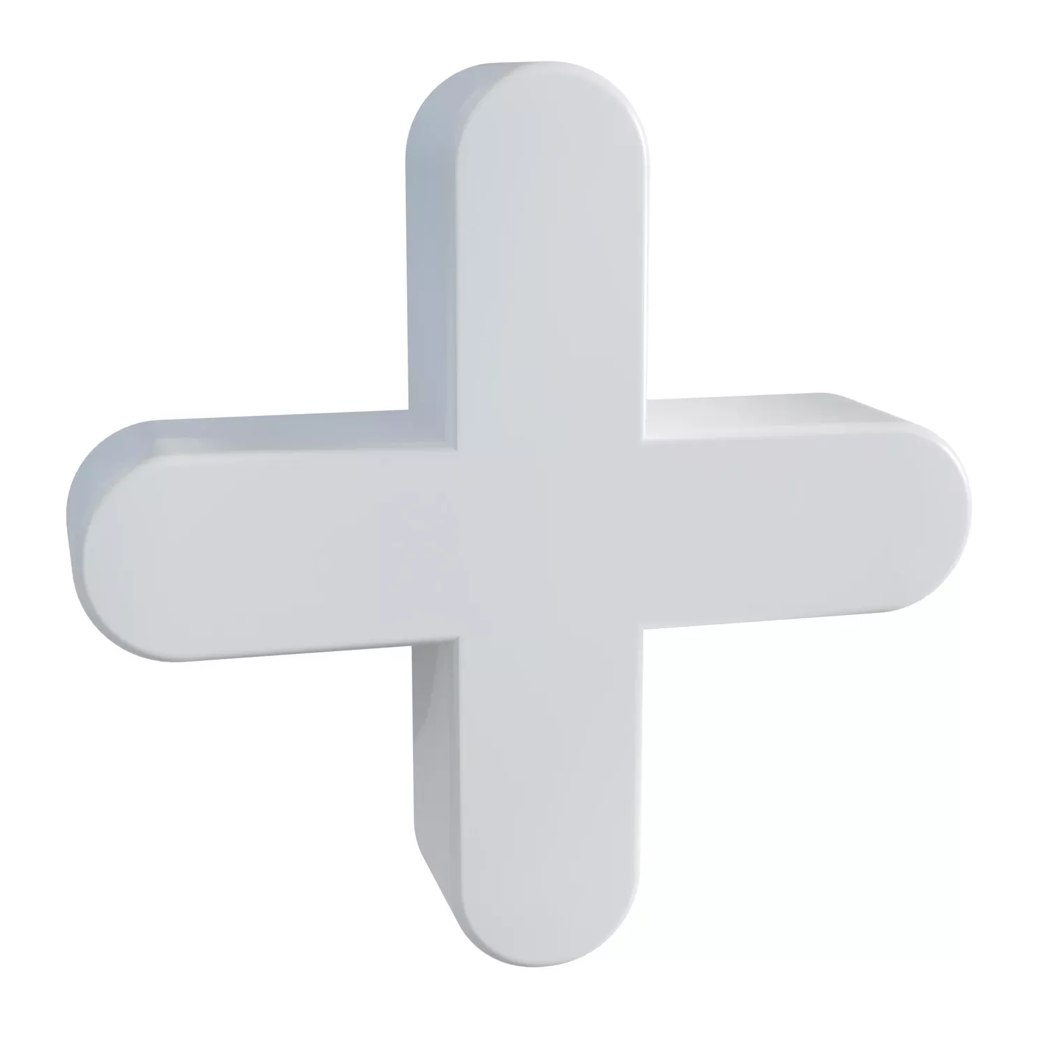 0.77 In. H X 0.77 In. W X 0.120 In. L Plastic Tile Spacer 500 Pc