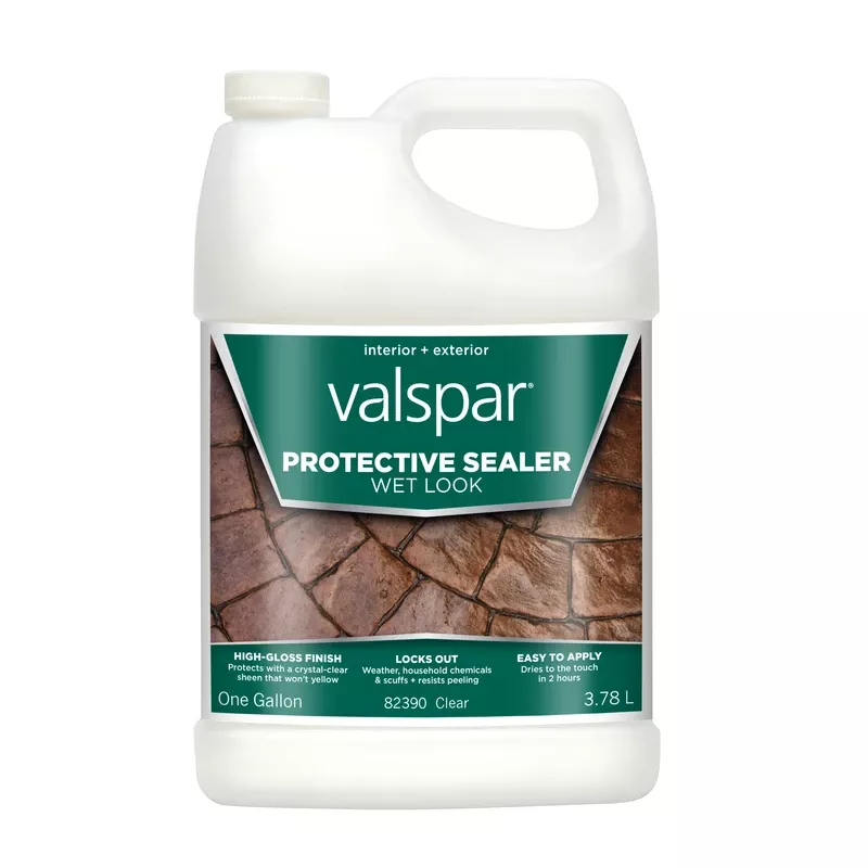 024.0082390.007 Wet Look High-gloss Protective Sealer, Clear, 1 Gallon