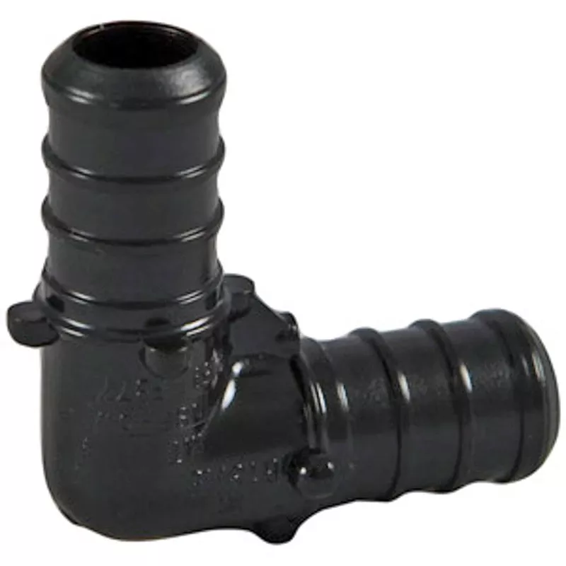 1 In. Barb X 1 In. D Barb Poly Elbow