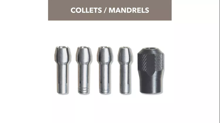 1 In. L Aluminum Quick Change Collet Nut Kit 5 Pk