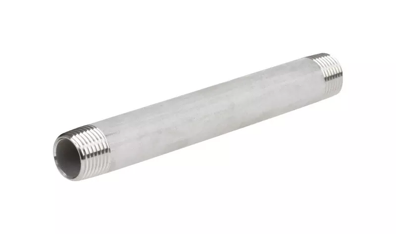 1 In. Mpt Stainless Steel 6 In. L Nipple - Lead-free