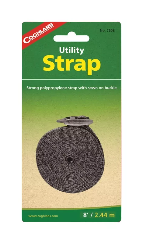 1 In. W X 8 Ft. L Black Utility Strap 1 Lb 1 Pk
