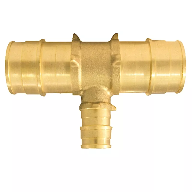 1 In. X 1 In. X 1/2 In. Barb Brass Reducing Pex-a Tee