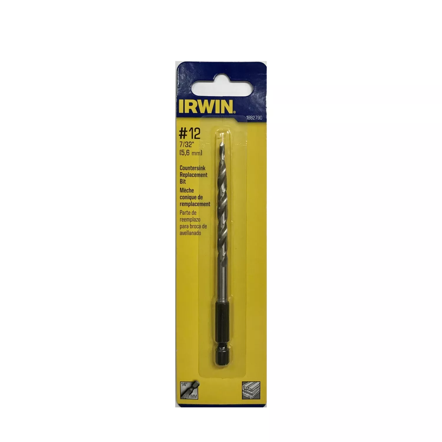 #12 X 7/32 In. D High Speed Steel Replacement Bit - 1 Piece