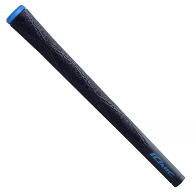 (13pc Grip Bundle) Iomic “Black Armor 2” X-Evolution 2.3 Grip Black Grip / Blue Cap