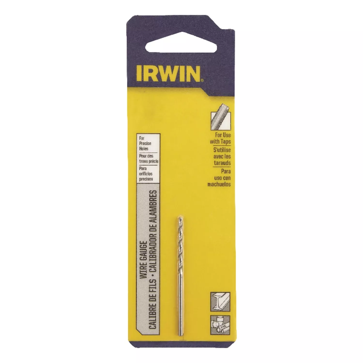 #50 X 2 In. L High Speed Steel Jobber Length Wire Gauge Bit Straight Shank 1 Pk