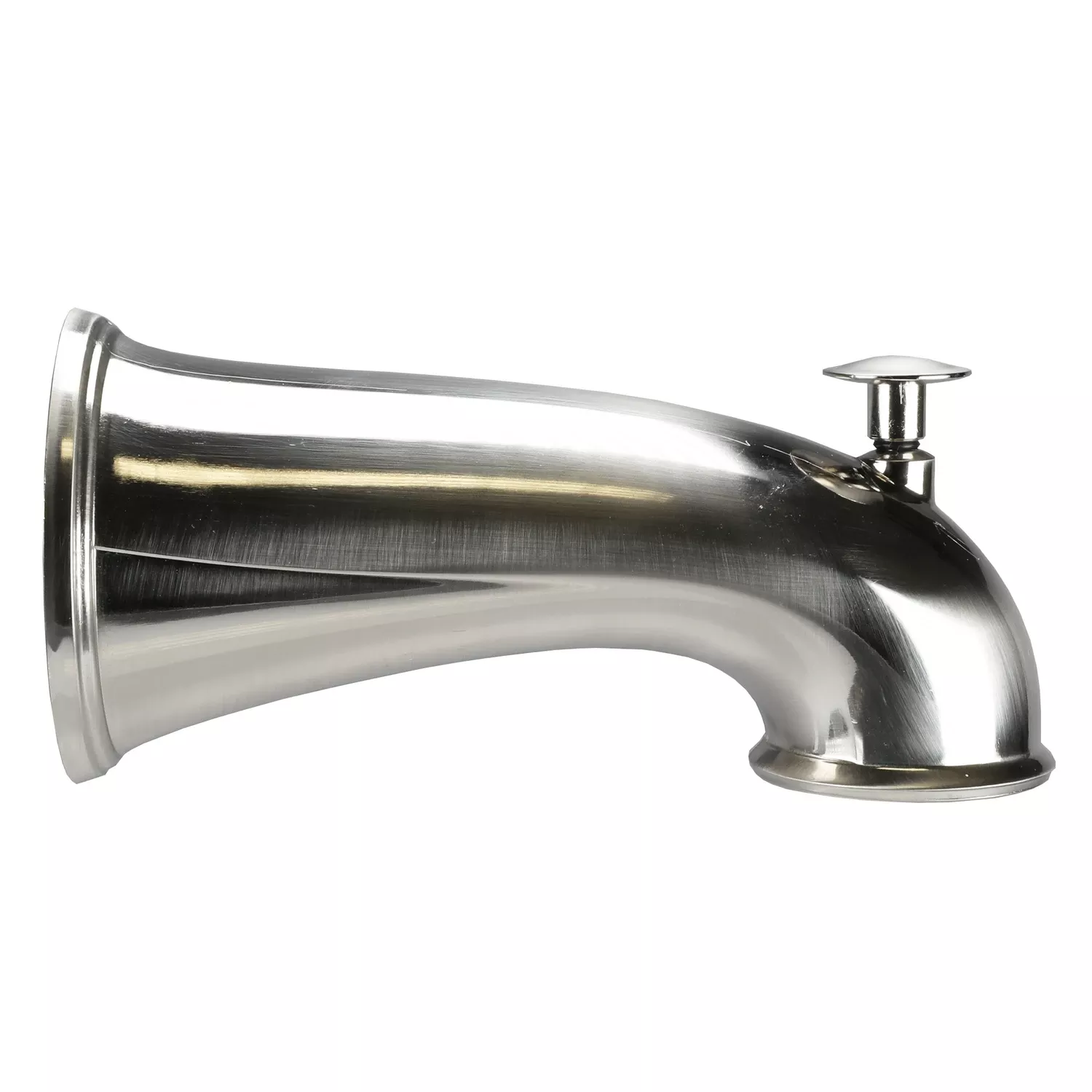 Brushed Nickel Tub Spout With Diverter, 6 In. Length, Model 9d00010316