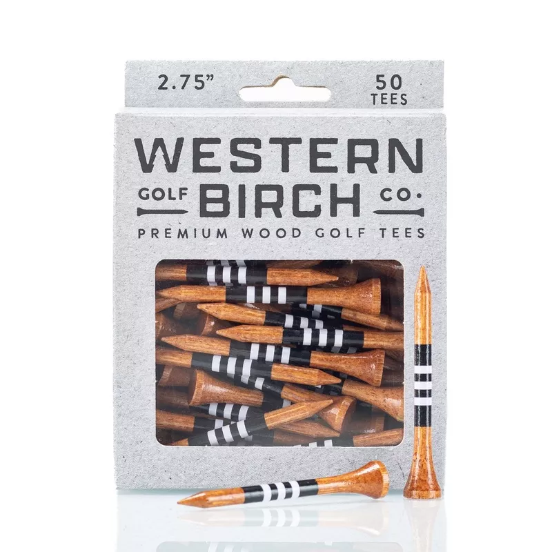 “Challenger II” Signature Koa Striped Golf Tee