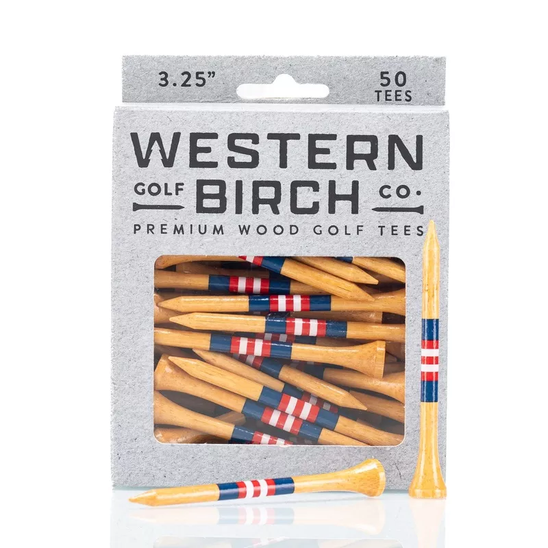 “Firebird” 3.25″ Signature Striped Golf Tee