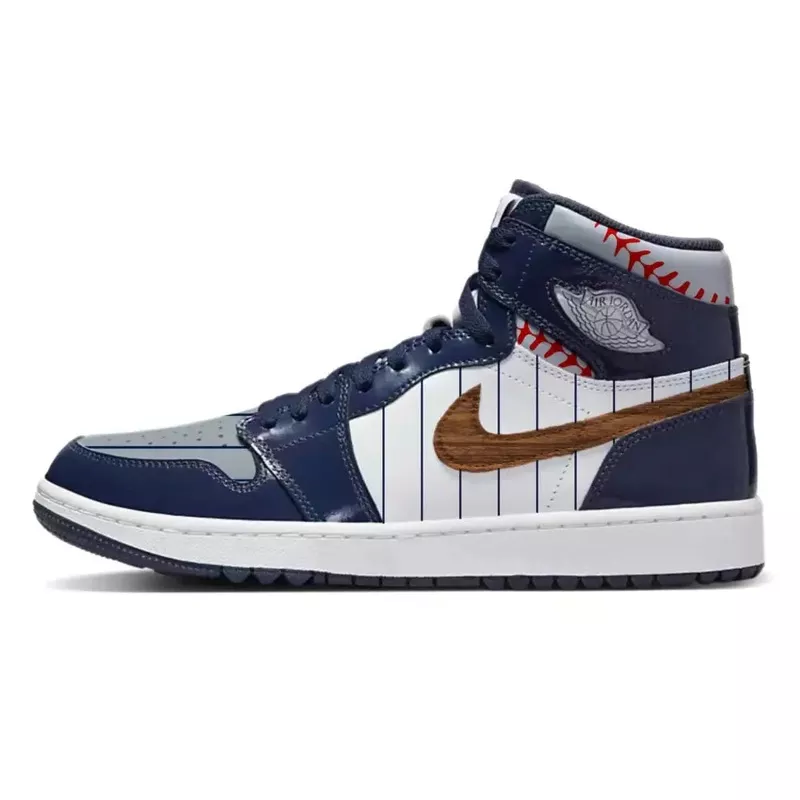 “Pinstripes” Jordan 1 High Golf Shoes