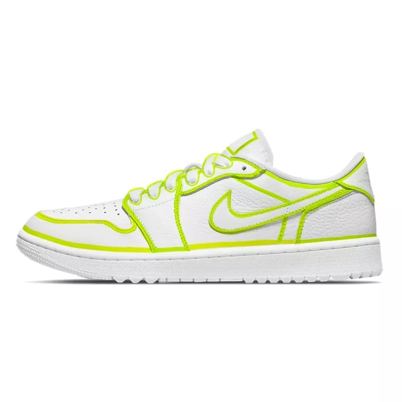 “Volt Lines” Jordan 1 Golf Shoes