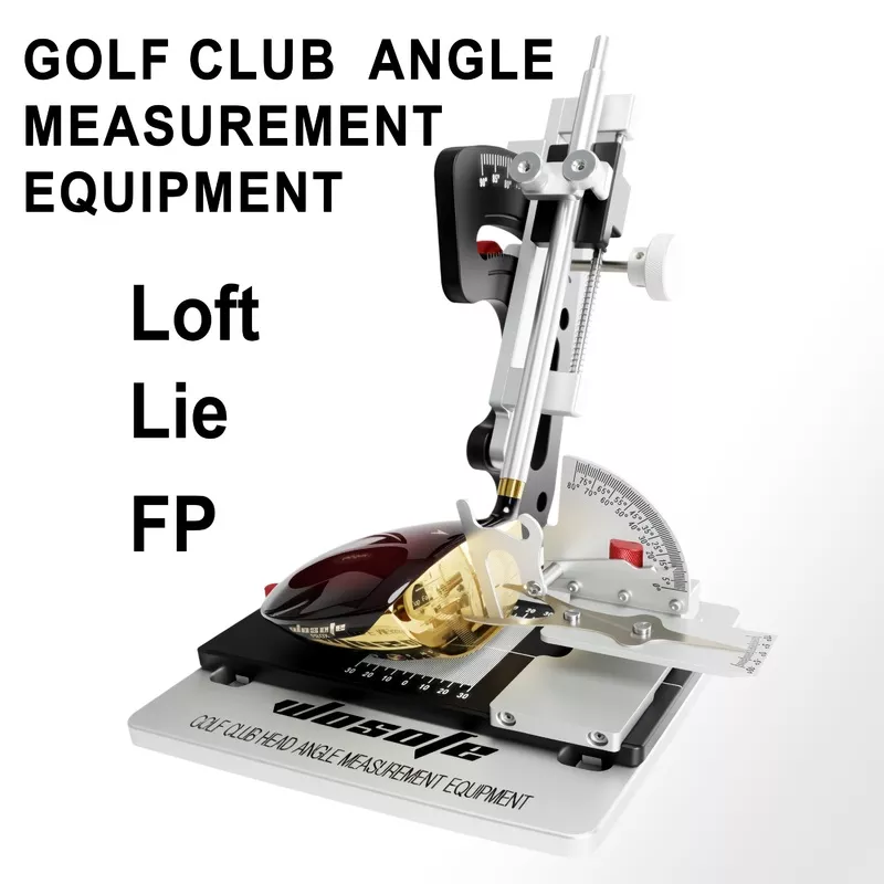 Wosofe Golf Club Head Angle Gauge, Universal Loft & Lie Measurement Tool for Drivers, Irons & Putters, Portable Swing Path Analyzer for Workshop & Training, Precision Alignment Gift for Golfers