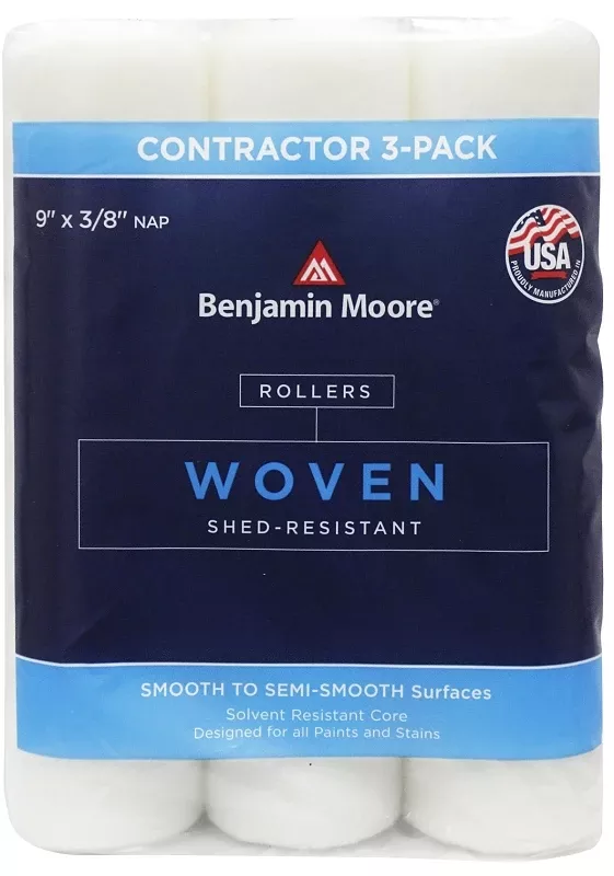 Woven 9 In. W X 3/8 In. Regular Roller 3 Pk