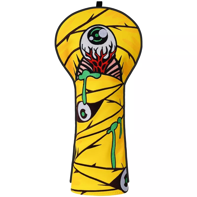 Yellow Eyeses Embroidered Driver Head Cover