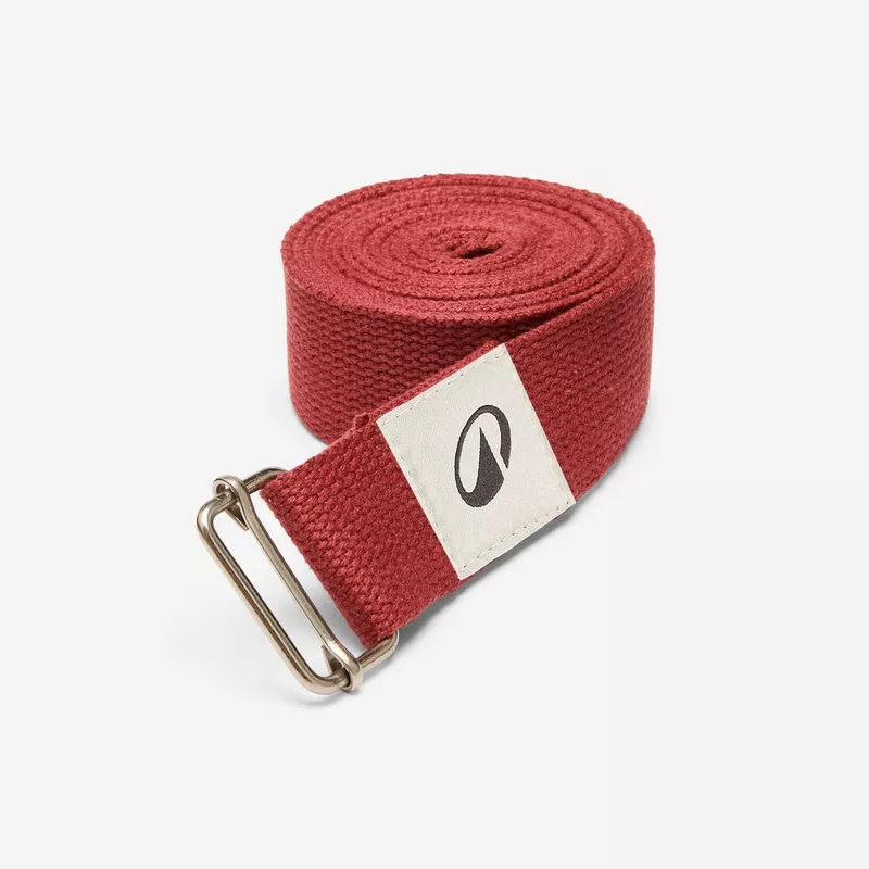 Yoga Strap 2.5 m terracotta brown