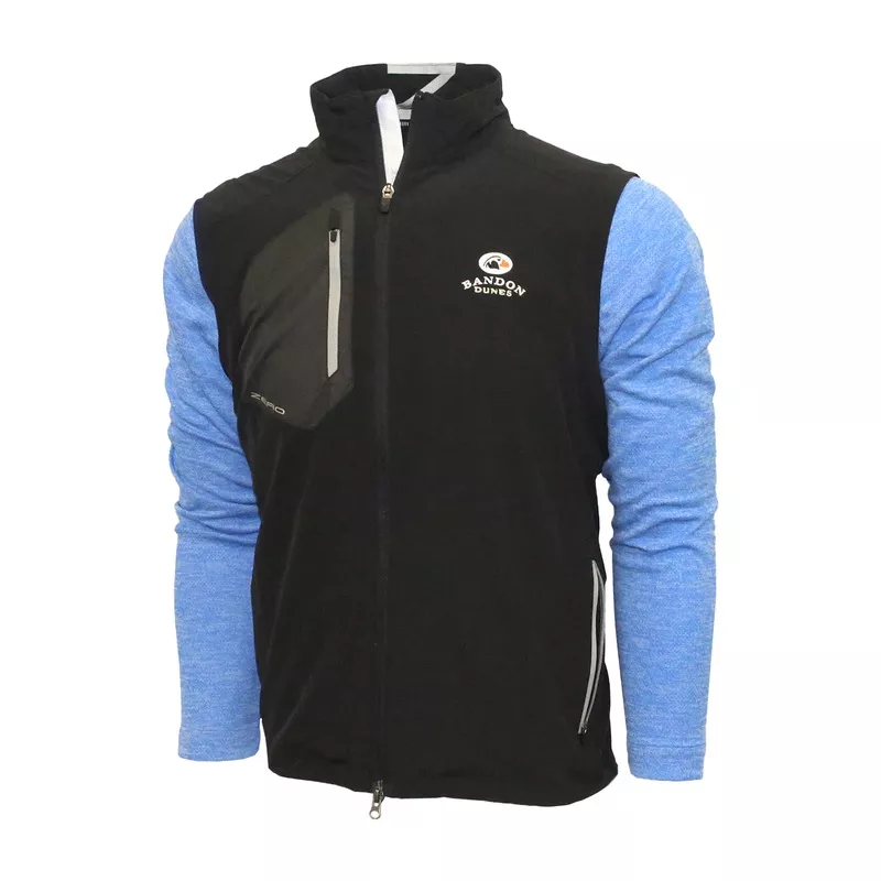 Z700 Full Zip – Wind Proof Vest – Bandon Dunes Black
