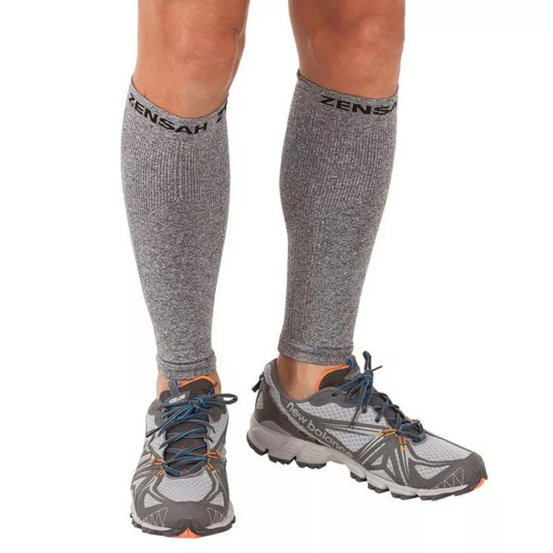 Zensah Compression Leg Sleeves Blue