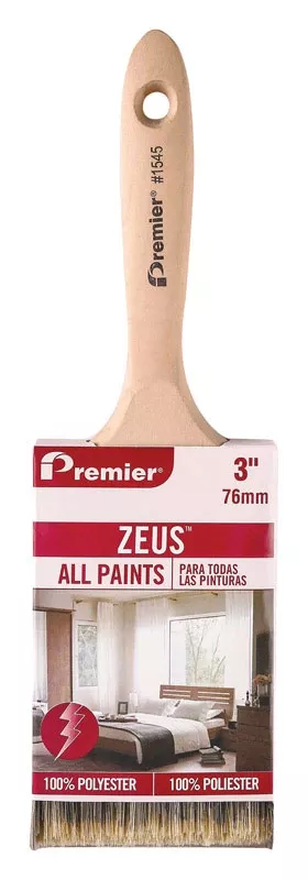 Zeus 3 In. Stiff Flat Paint Brush