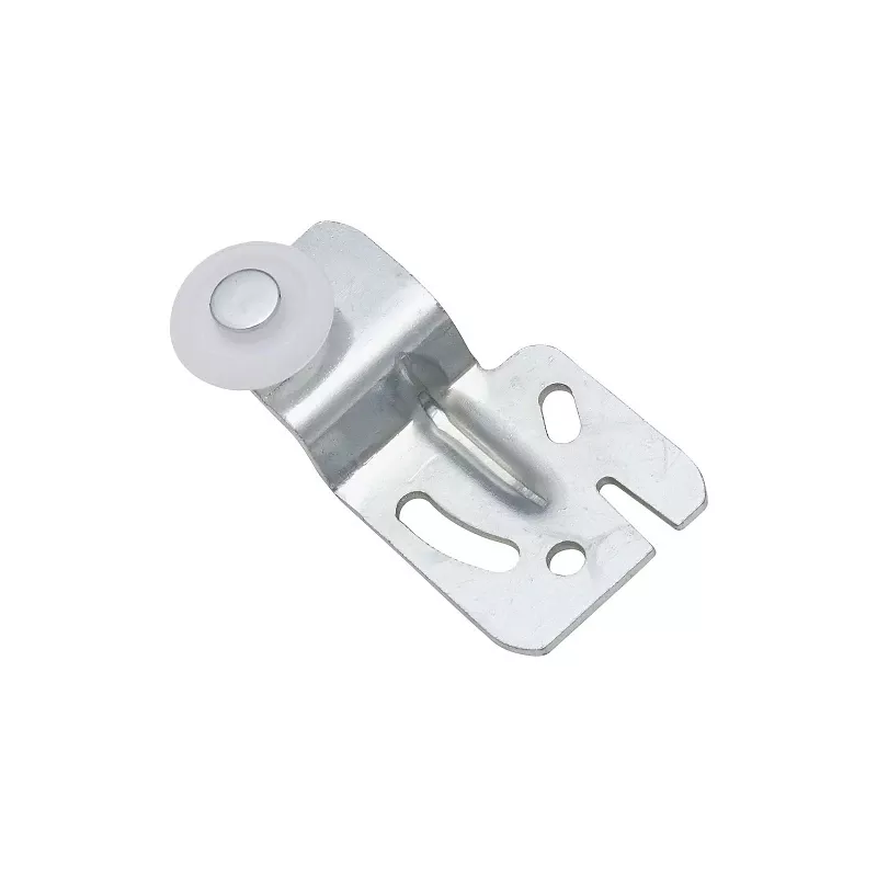 Zinc-plated Silver Plastic/steel Sliding Door Hangers 2 Pk