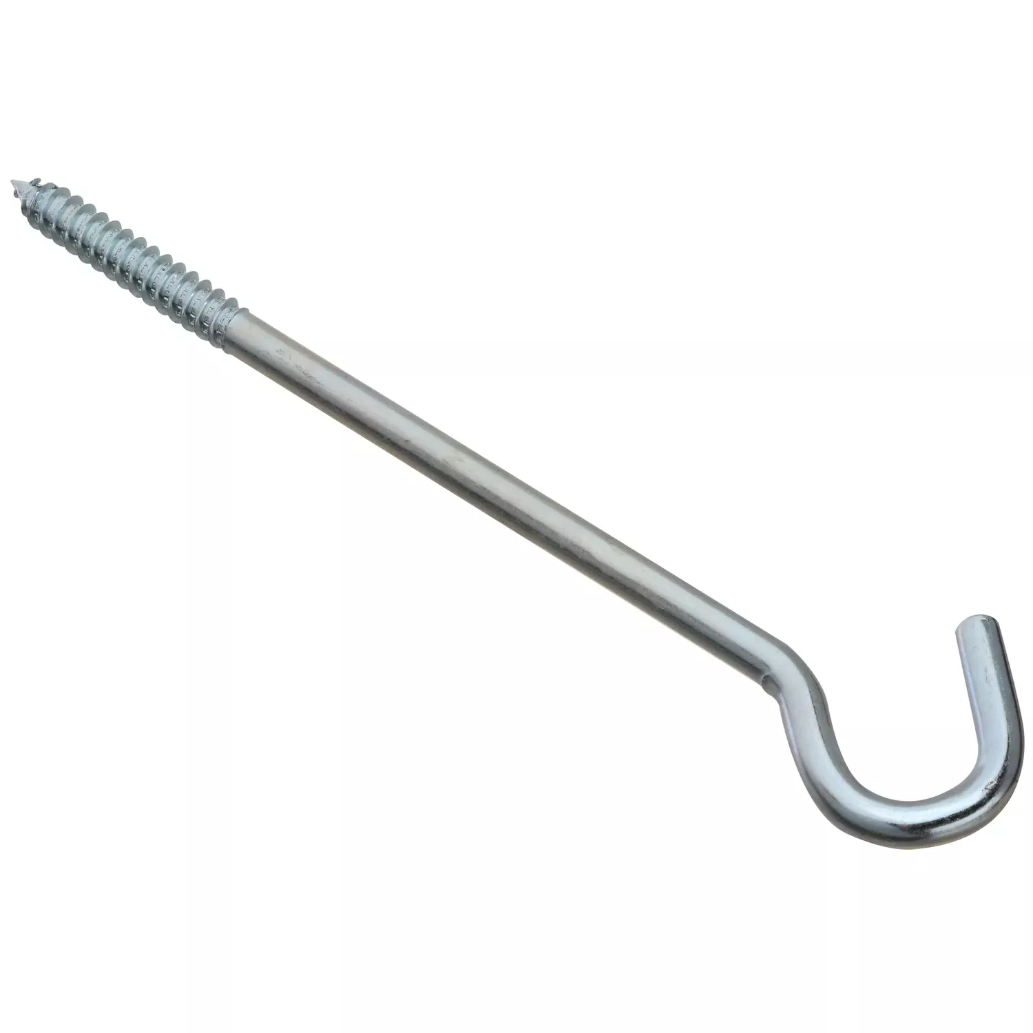 Zinc-plated Silver Steel 10 In. L Screw Hook 150 Lb 1 Pk