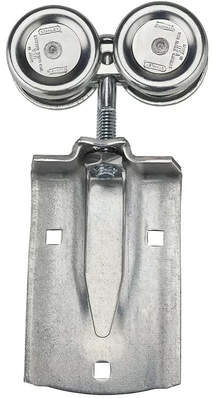 Zinc-plated Silver Steel Box Rail Hanger 1 Pk