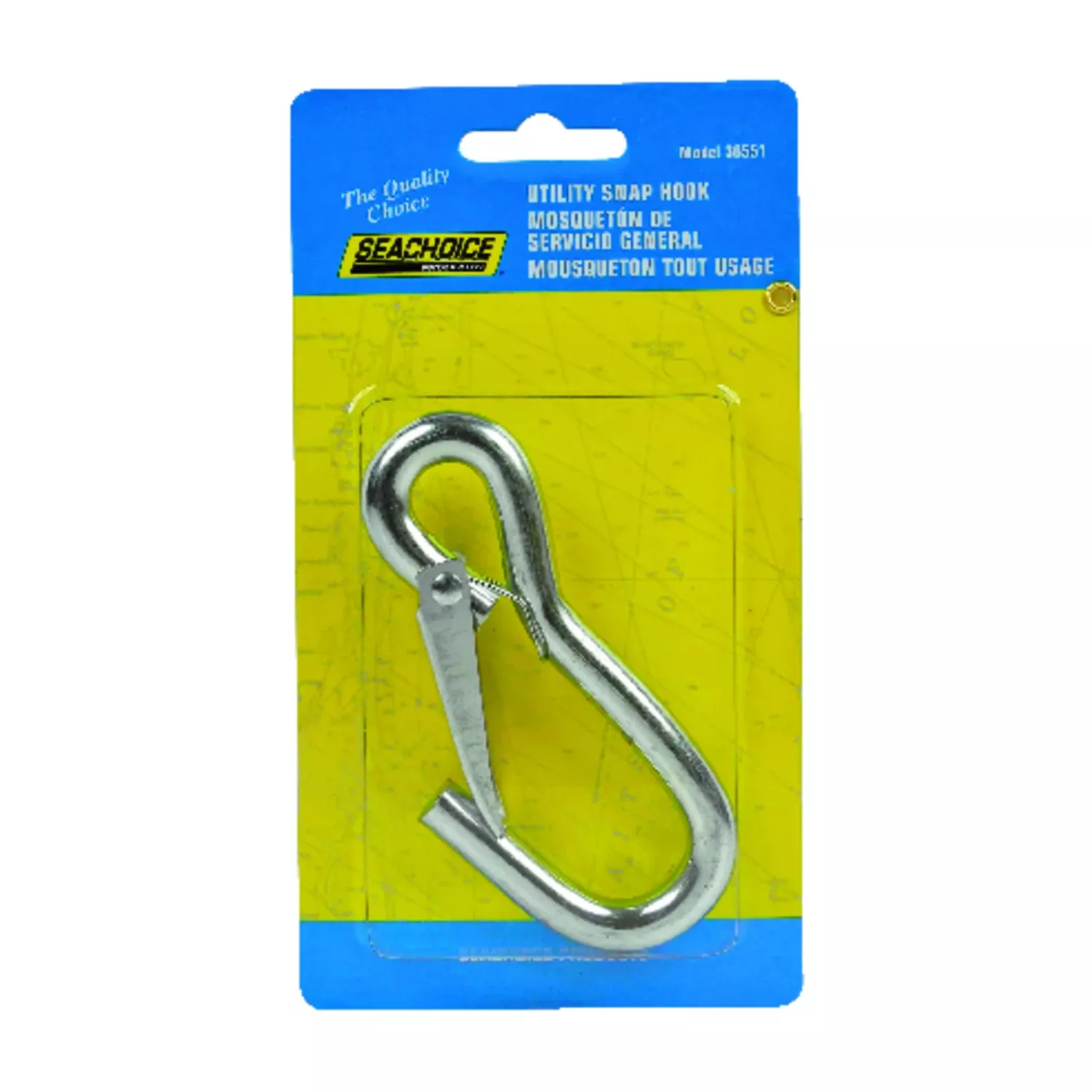 Zinc-plated Steel 4-1/2 In. L Utility Snap Hook 1 Pk