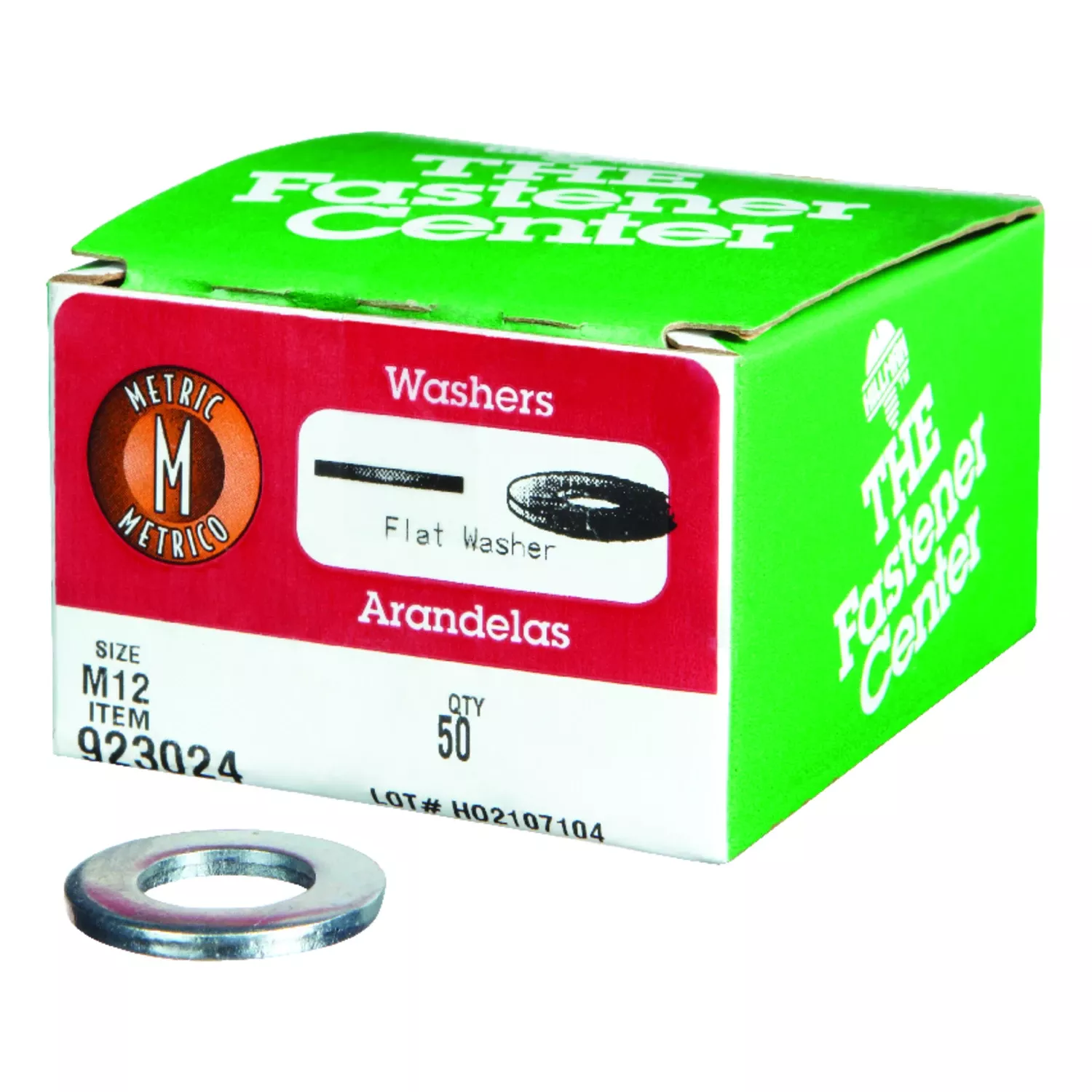 Zinc-plated Steel M12 Mm2 Flat Washer 50 Pk