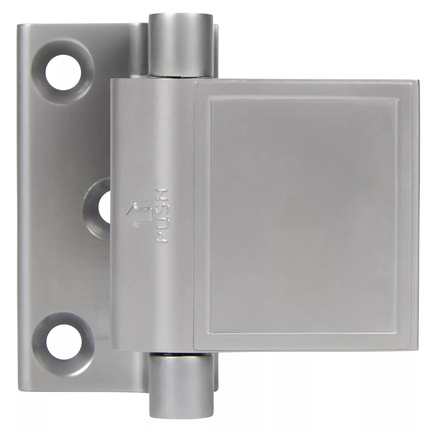 Zinc Satin Chrome Silver Door Stop 6.13 In. Mounts To Base Trim Model Bc40092