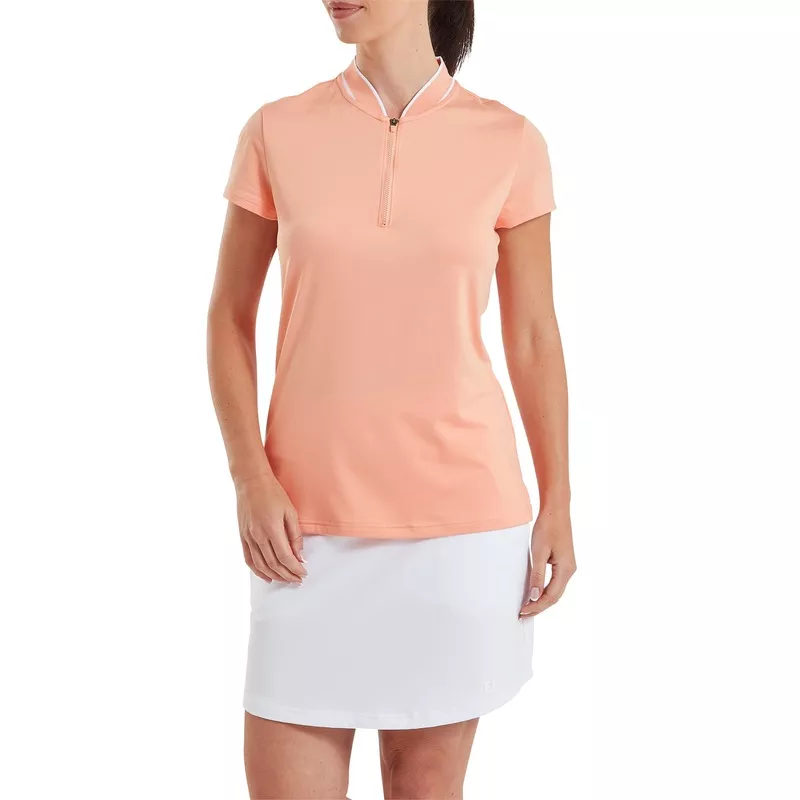 Zip Blaze Polo Womens Desert Peach